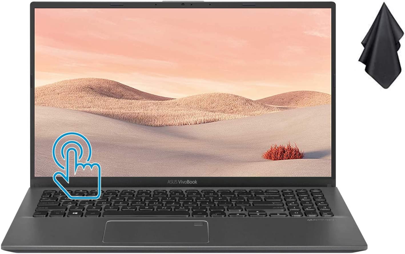ASUS Asus VivoBook 15.6-inch FHD touchscreen laptop. Intel Core i7-1065G7 processor, 20GB of memory, 1TB SSD, backlit keyboard, webcam, WiFi, HDMI, Bluetooth, compact design, long battery life, Win 10